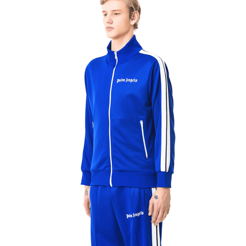Palm Angels Logo Tracksuit Royal Blue Set