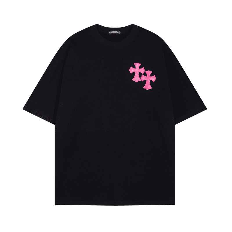 Chrome Hearts Pink Cross T-Shirt