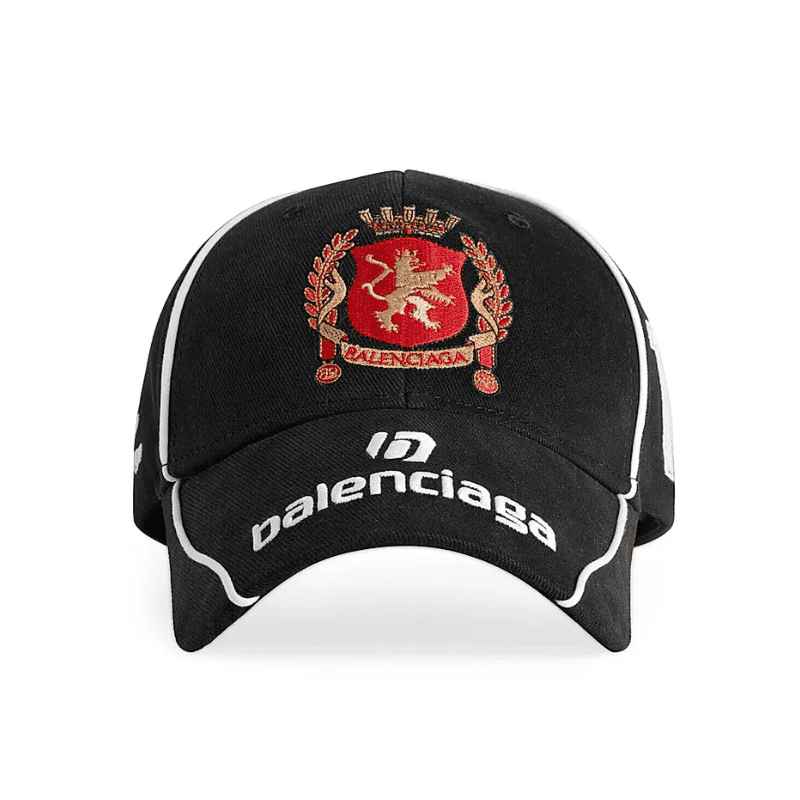 Balenciaga Paris Soccer Cap Black