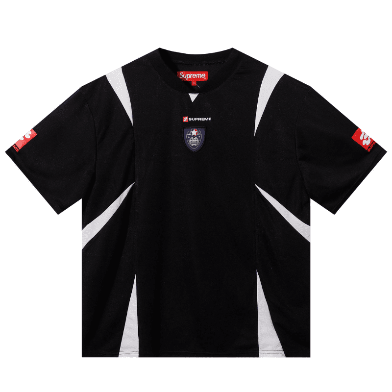 Supreme Crest Soccer Jersey Black