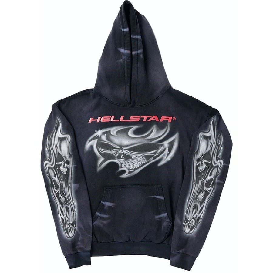 Hellstar Airbrushed Skull Sweatshirt