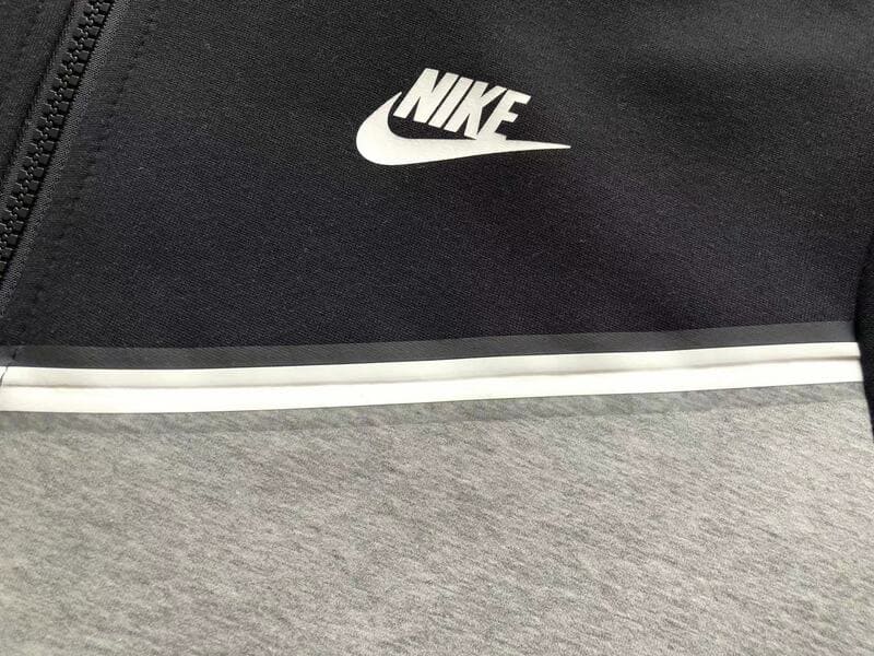 Nike Tech Fleece Jacket Black and Gray