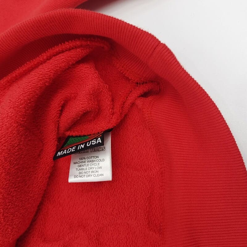 Denim Tears The Cotton Wreath Red Sweatshirt