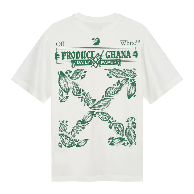 Off-White x Daily Paper x Surf Ghana White T-Shirt