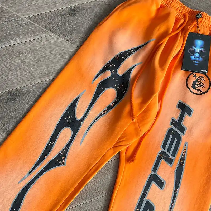 Hellstar Fire Orange Trousers