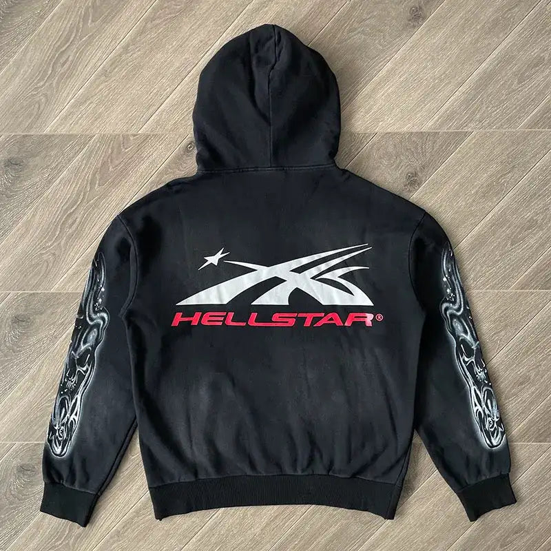 Hellstar Airbrushed Skull Sweatshirt