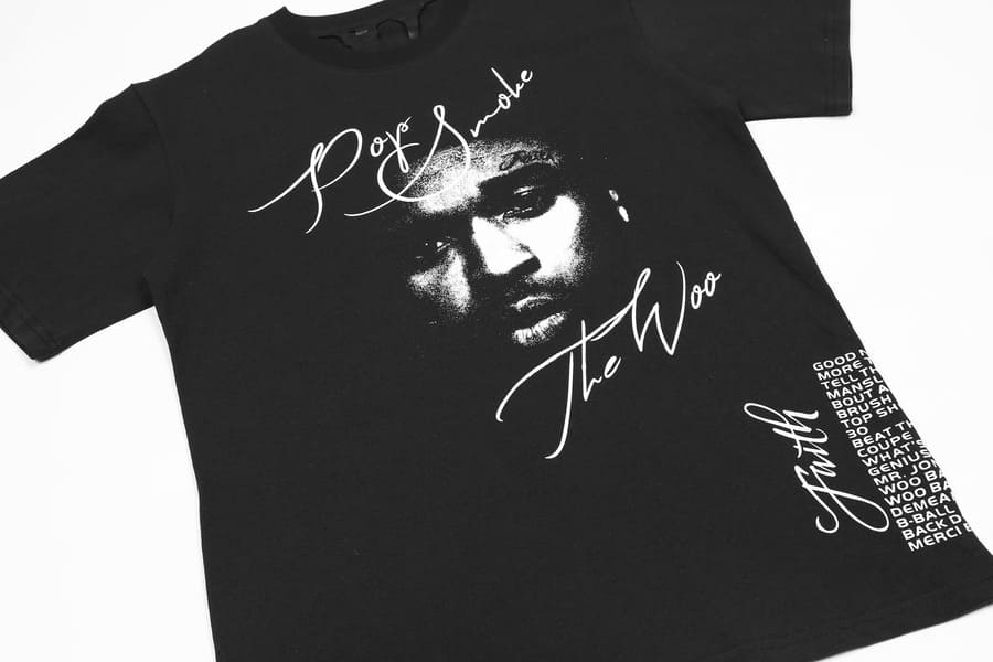 Vlone x Pop Smoke "Faith" T-Shirt