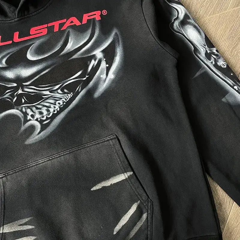 Hellstar Airbrushed Skull Sweatshirt