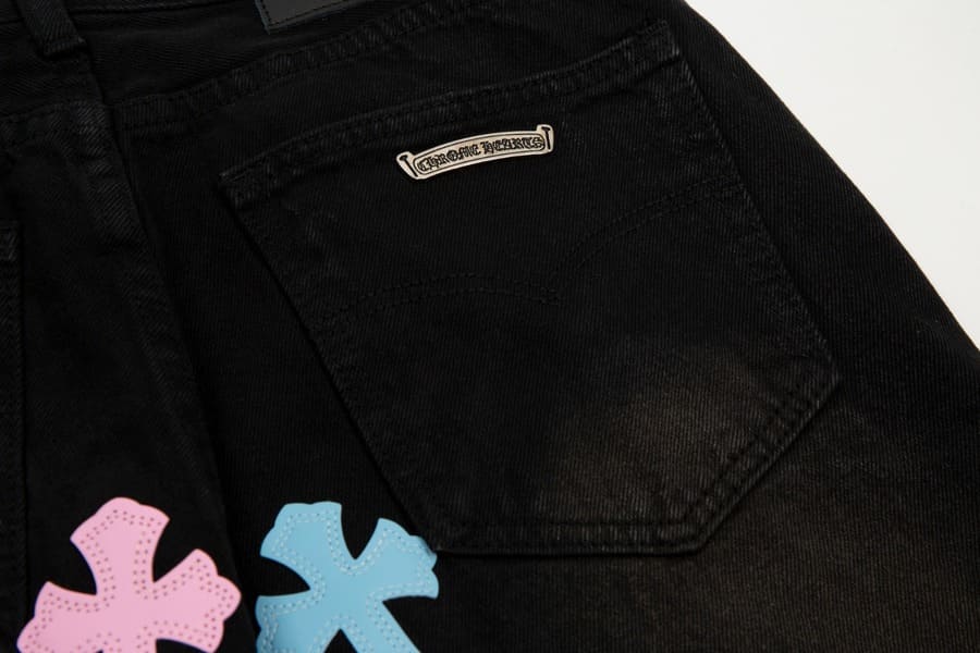 Chrome Hearts Colours Cross Bermuda Jeans