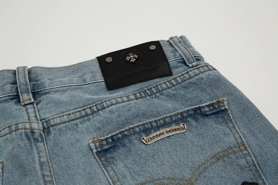 Chrome Hearts Cross Denim Shorts