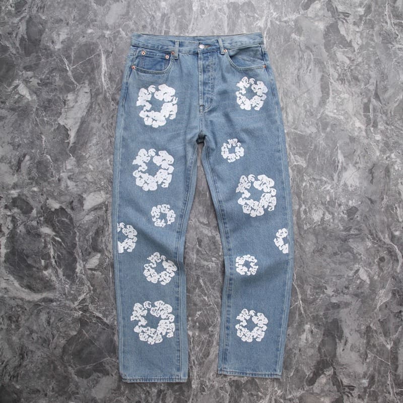 Denim Tears x Levi's Cotton Wreath Light Wash Jean