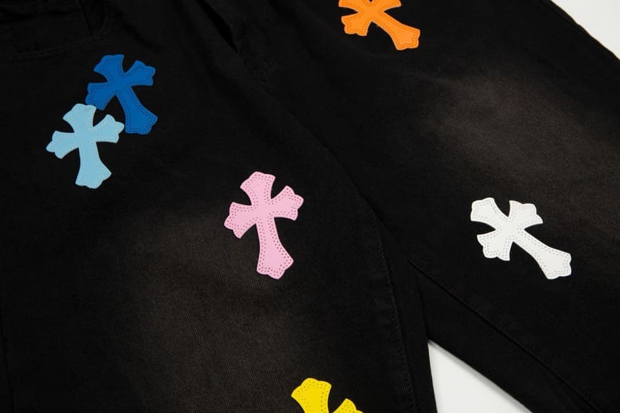 Chrome Hearts Colours Cross Bermuda Jeans