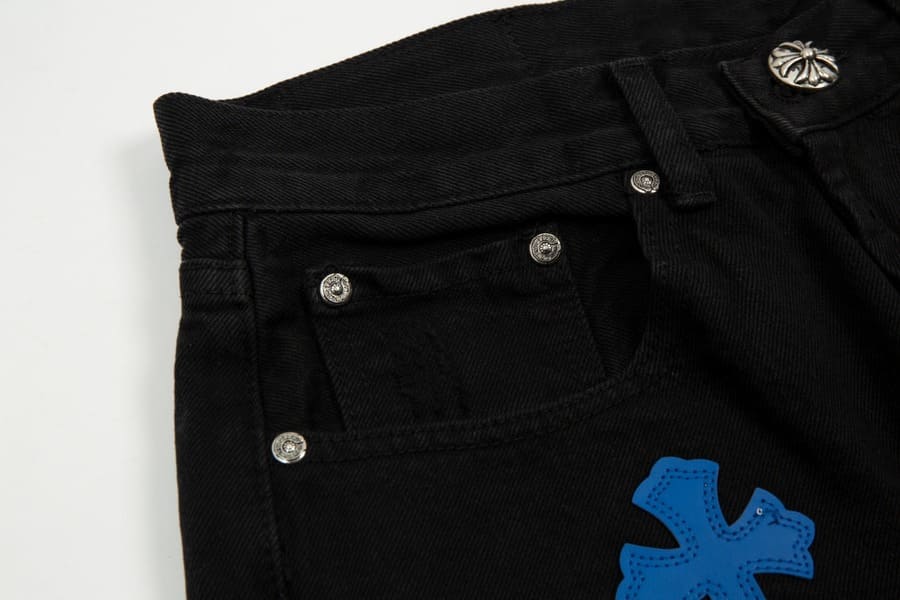 Chrome Hearts Colours Cross Bermuda Jeans
