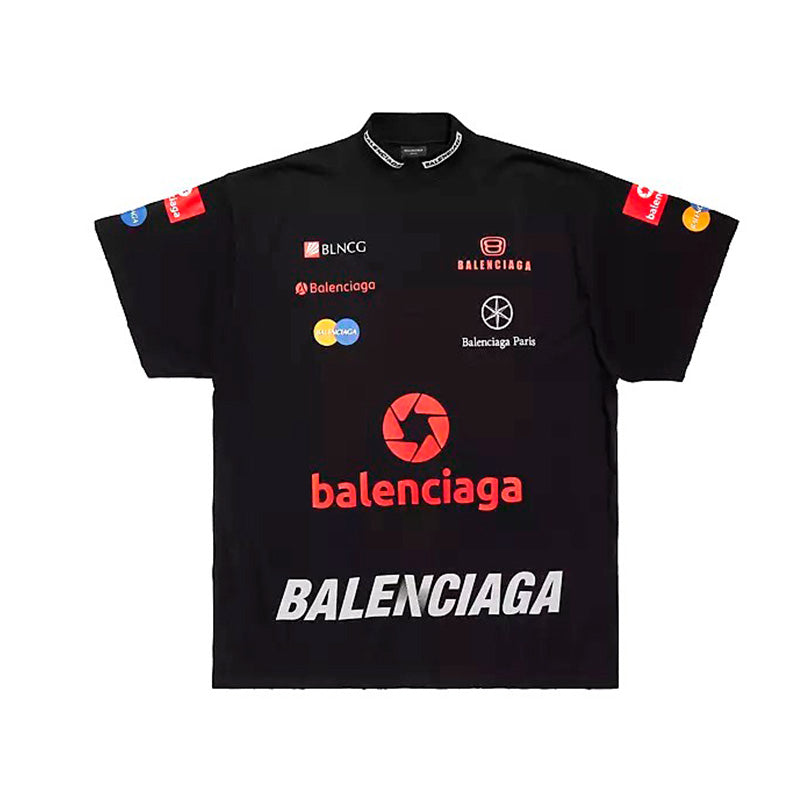 Balenciaga Top League Oversized T-shirt Black