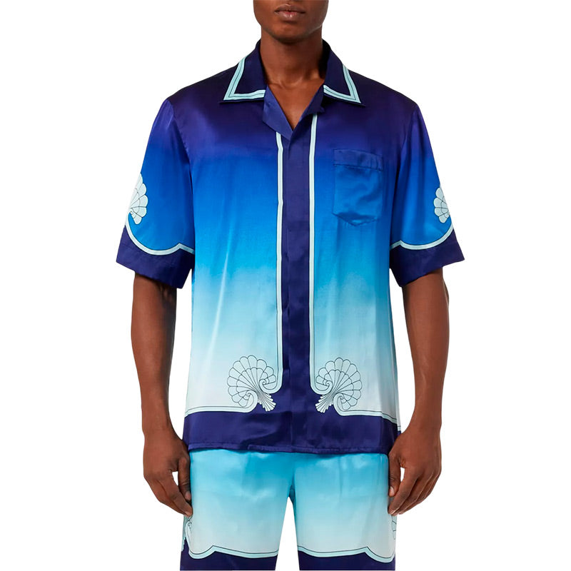 Casablanca Silk Place Vendome Blue Set