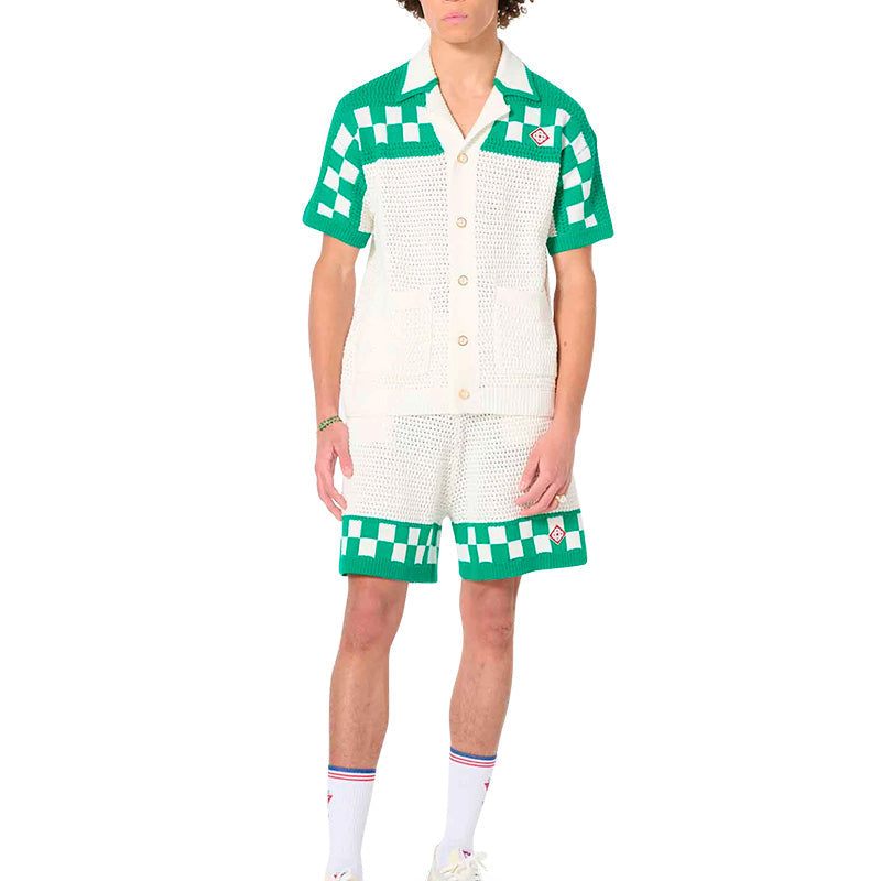 Casablanca Crochet Set White/Green