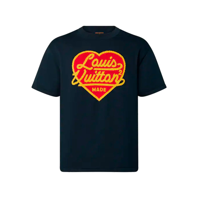 Louis Vuitton x Nigo Intarsia Jacquard Heart T-Shirt