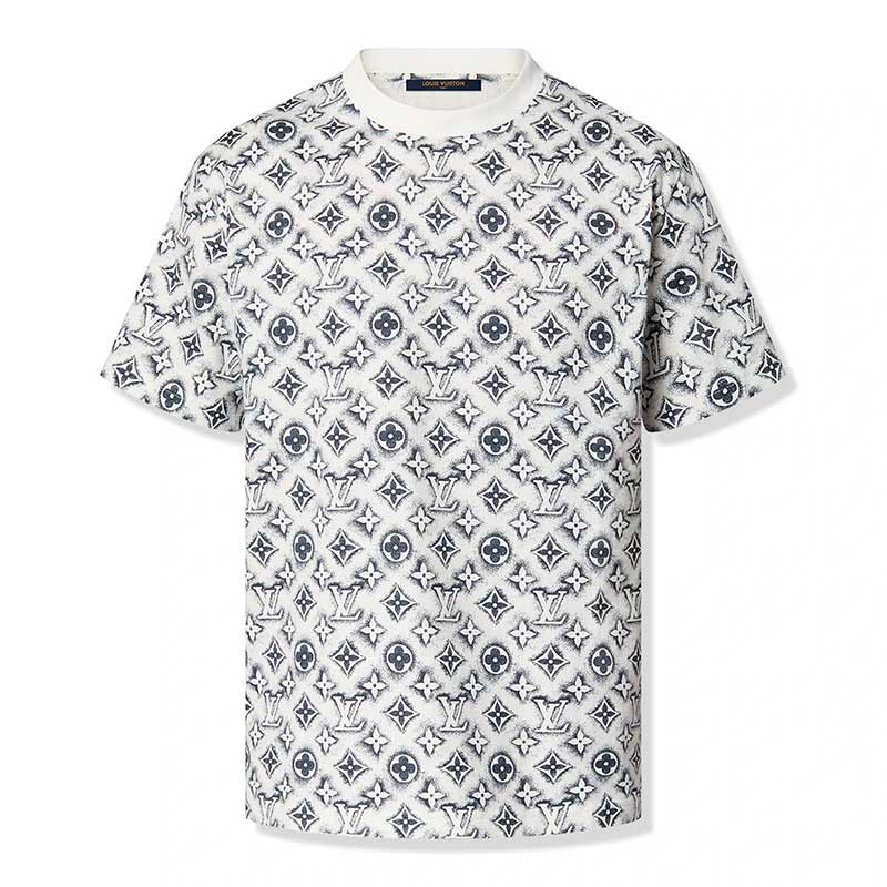 Louis Vuitton Monogram White Deep Black T-Shirt