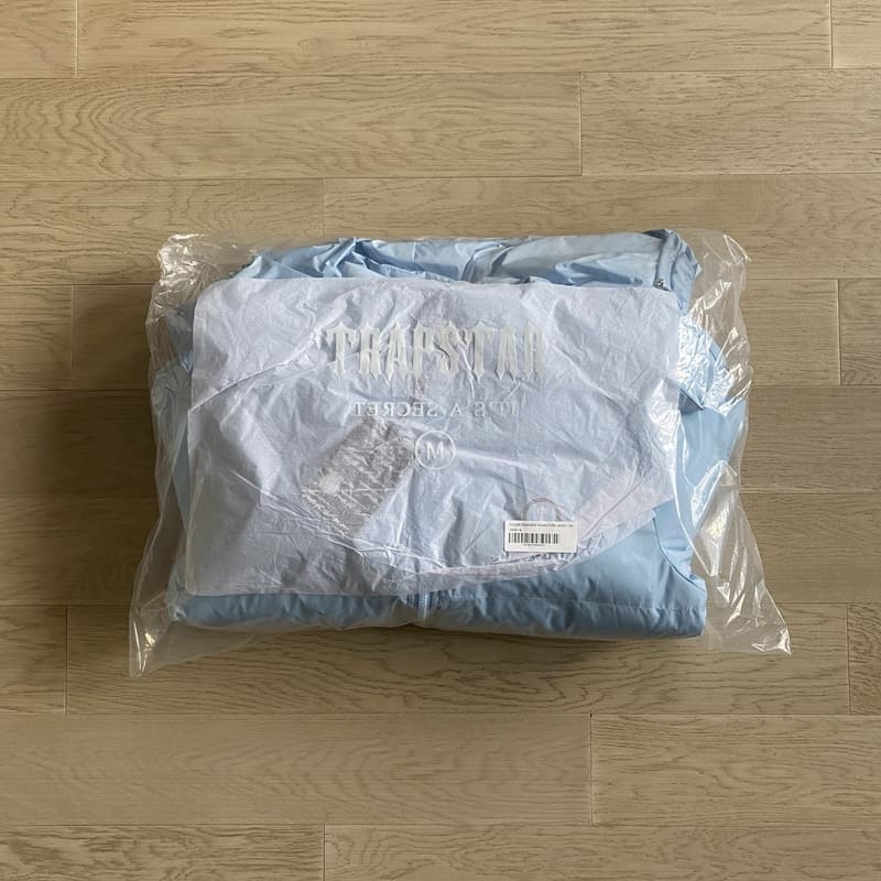 Trapstar Detachable Puffer Jacket Ice Blue