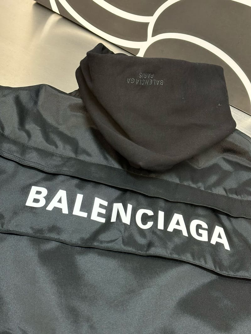 Balenciaga Oversized Parka Jacket In Technical