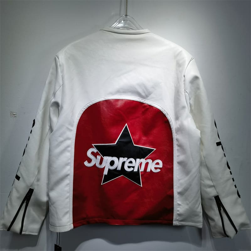 Supreme Leather Star Vanson Biker Jacket