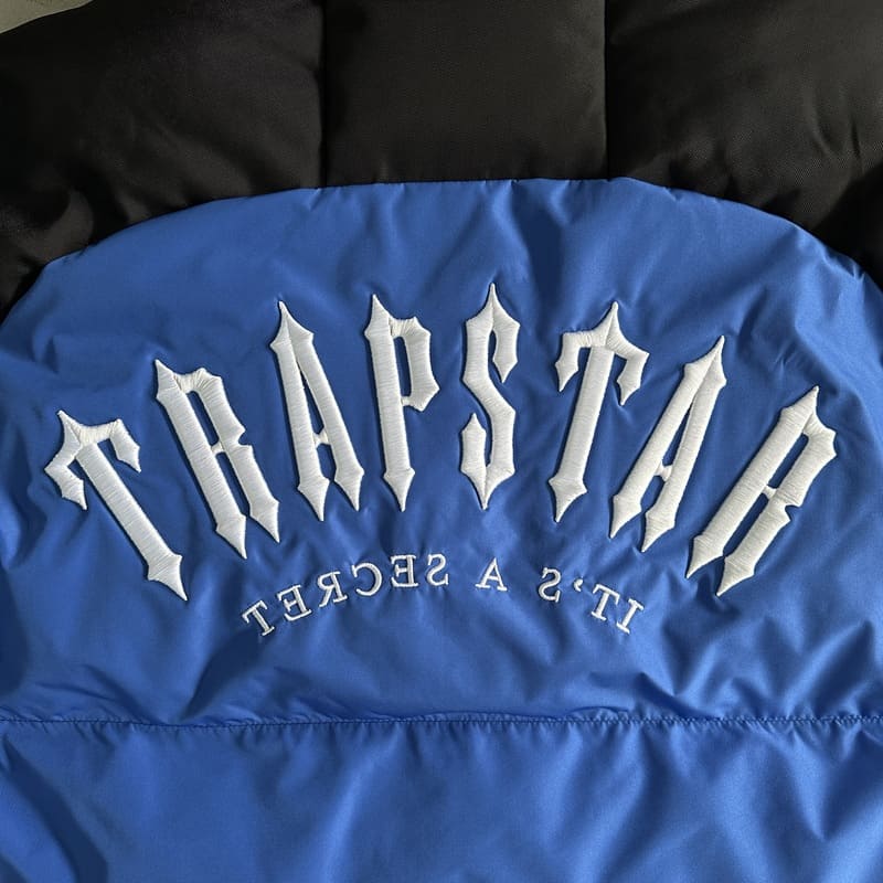 Trapstar Irongate Arch Puffer Jacket Black/Blue