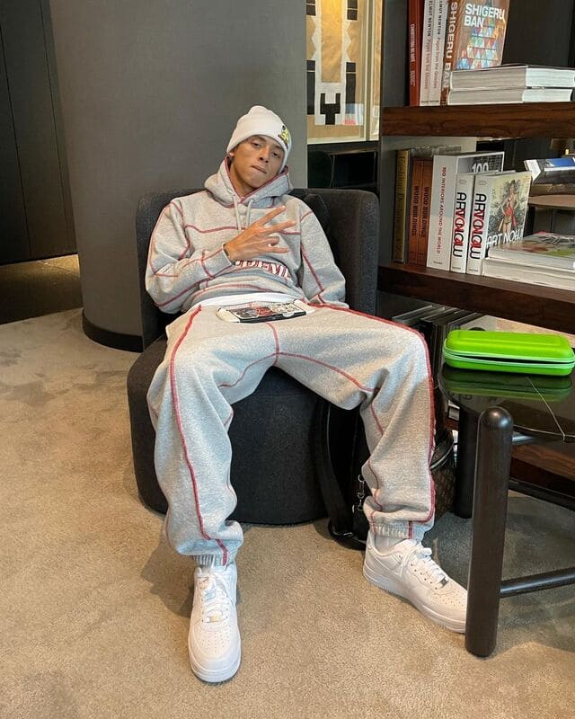Supreme Coverstitch Hooded Set