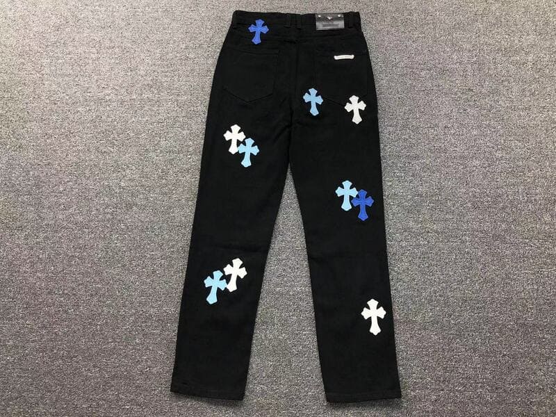 Chrome Hearts Black Jeans