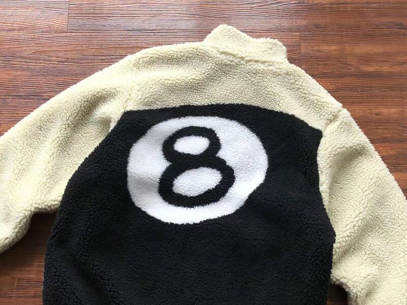 Stussy 8 Ball Reversible Sherpa Jacket