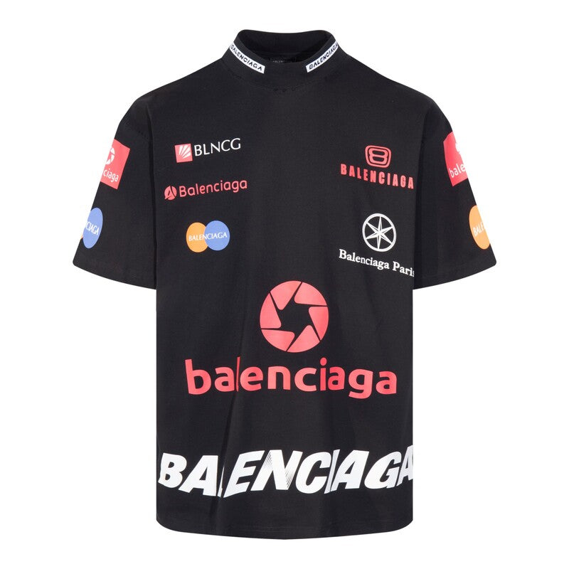 Balenciaga Top League Oversized T-shirt Black