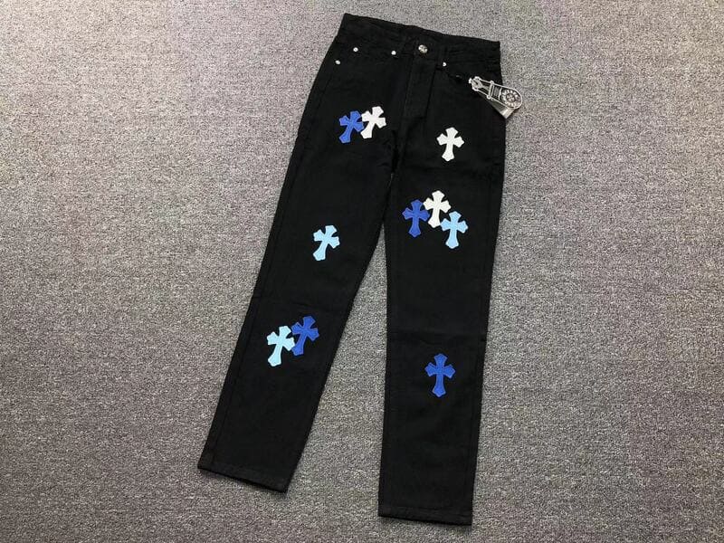 Chrome Hearts Black Jeans