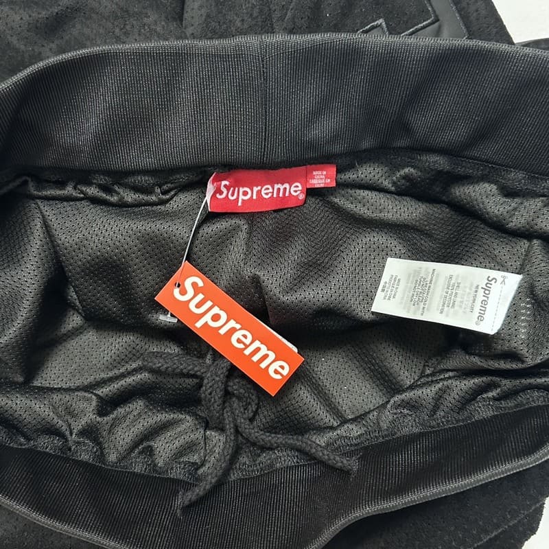 Supreme Ultrasuede Shorts Black
