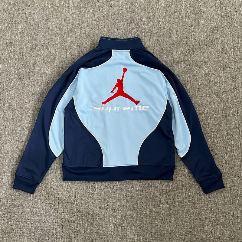 Supreme x Jordan Knit Tracksuit Blue