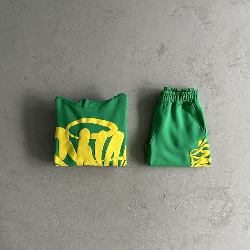 Team Syna Hood Twinset Green