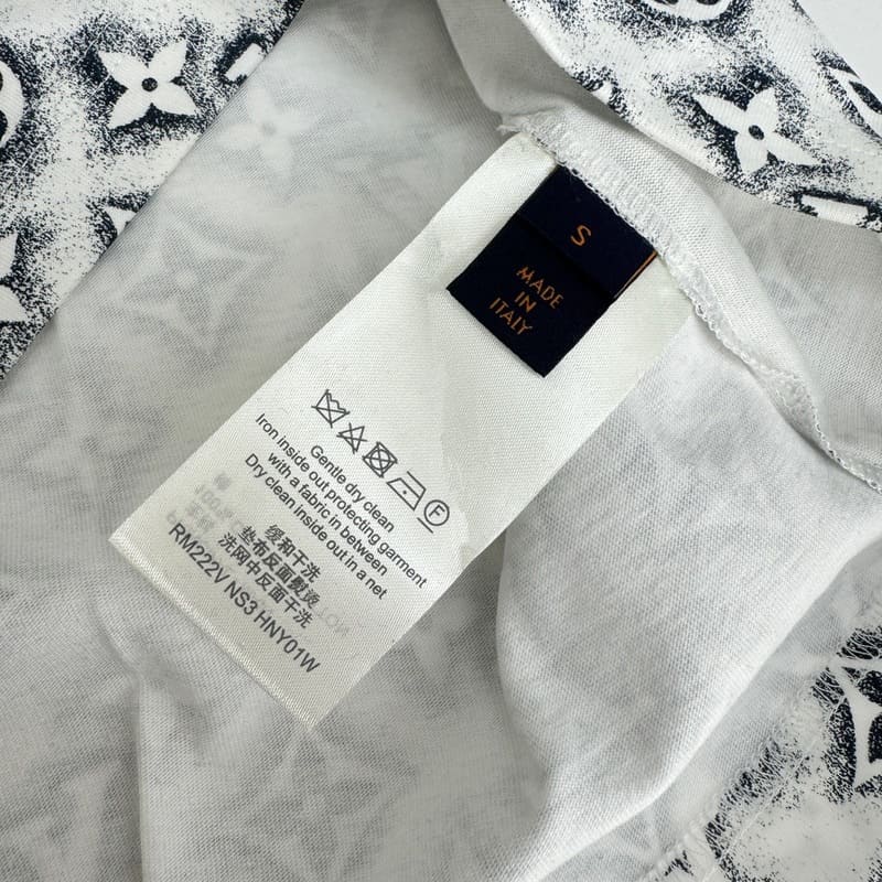 Louis Vuitton Monogram White Deep Black T-Shirt