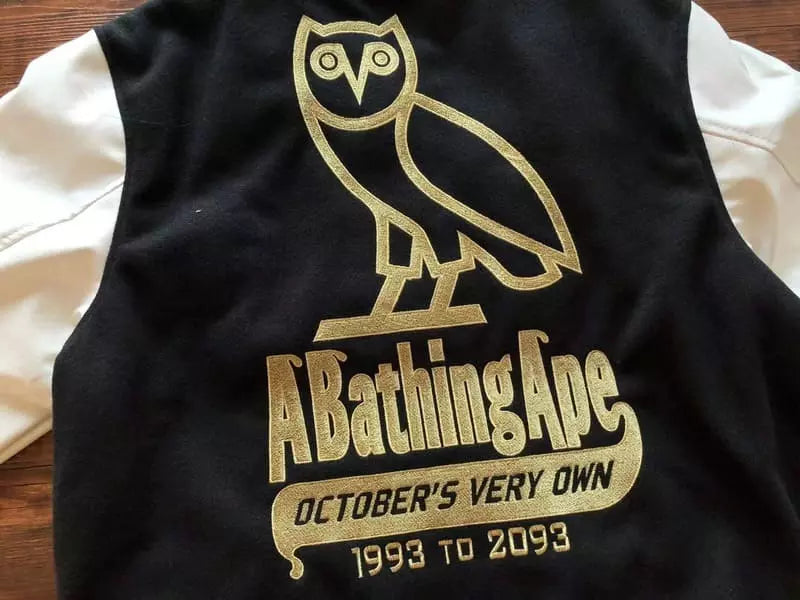BAPE X OVO Varsity Jacket