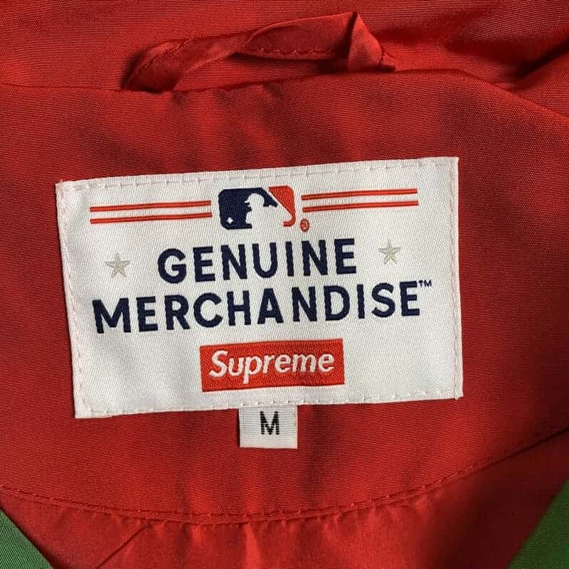 Supreme x New York Yankees Green Jacket