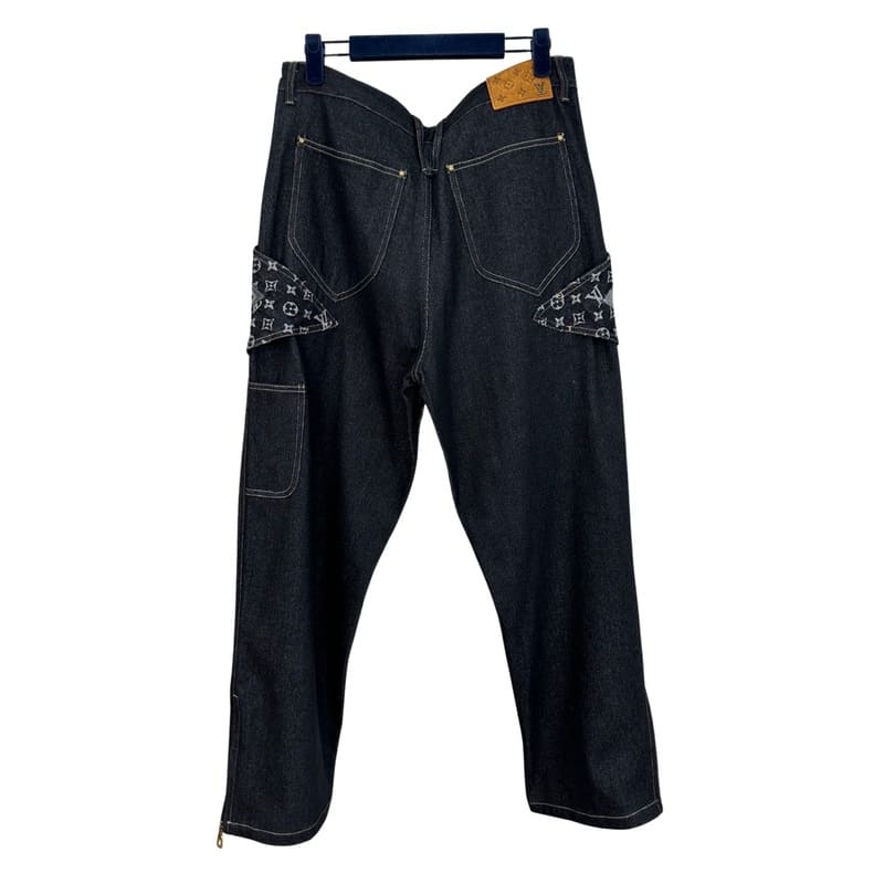 Louis Vuitton Monogram Flower Denim Trousers