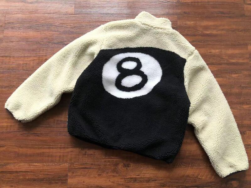 Stussy 8 Ball Reversible Sherpa Jacket