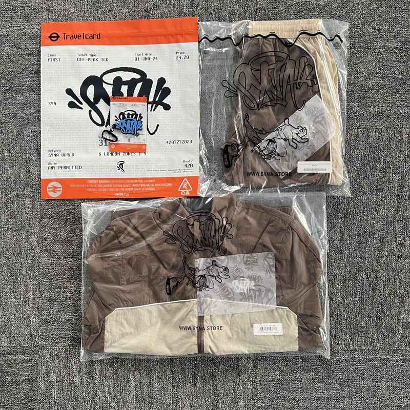 Synaworld 'Syna Logo' Shell Set Brown/Beige