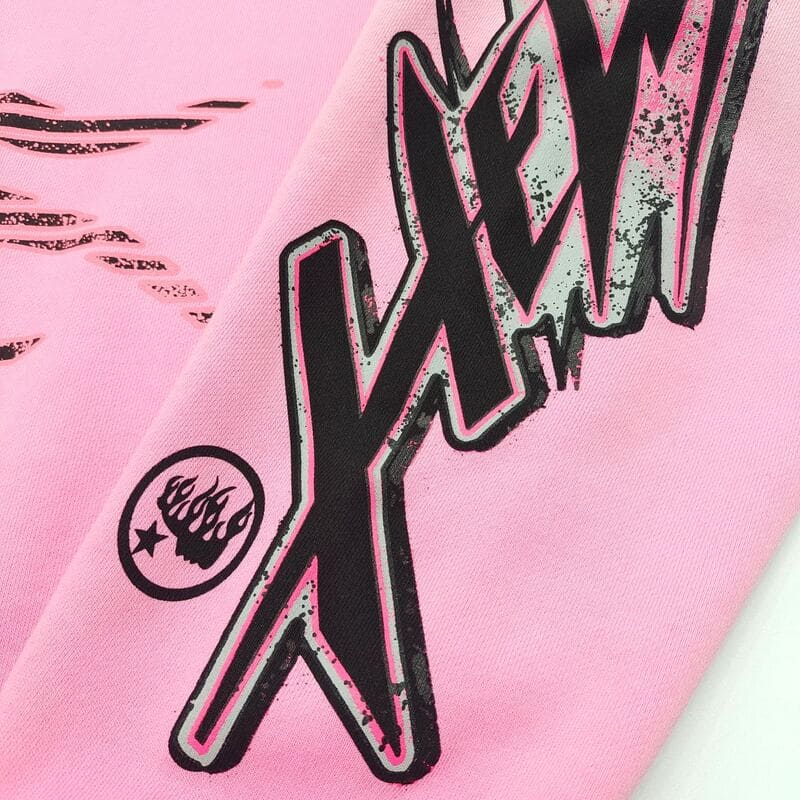 Hellstar Brainwashed Without Brain Pink Sweatshirt