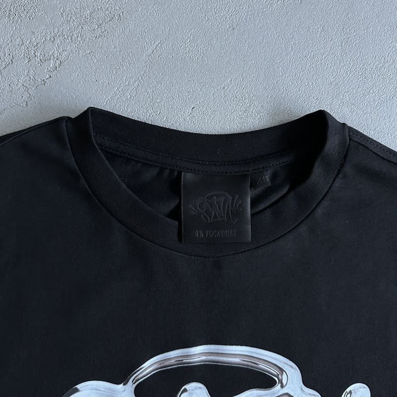 Synaworld 'Syna Logo' T-Shirt Black/Silver