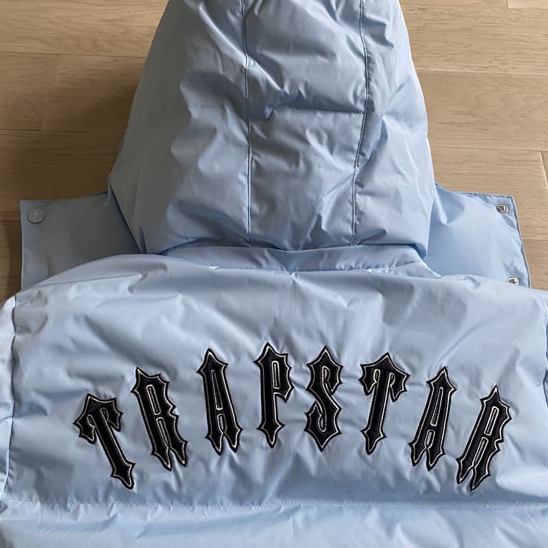 Trapstar Detachable Puffer Jacket Ice Blue
