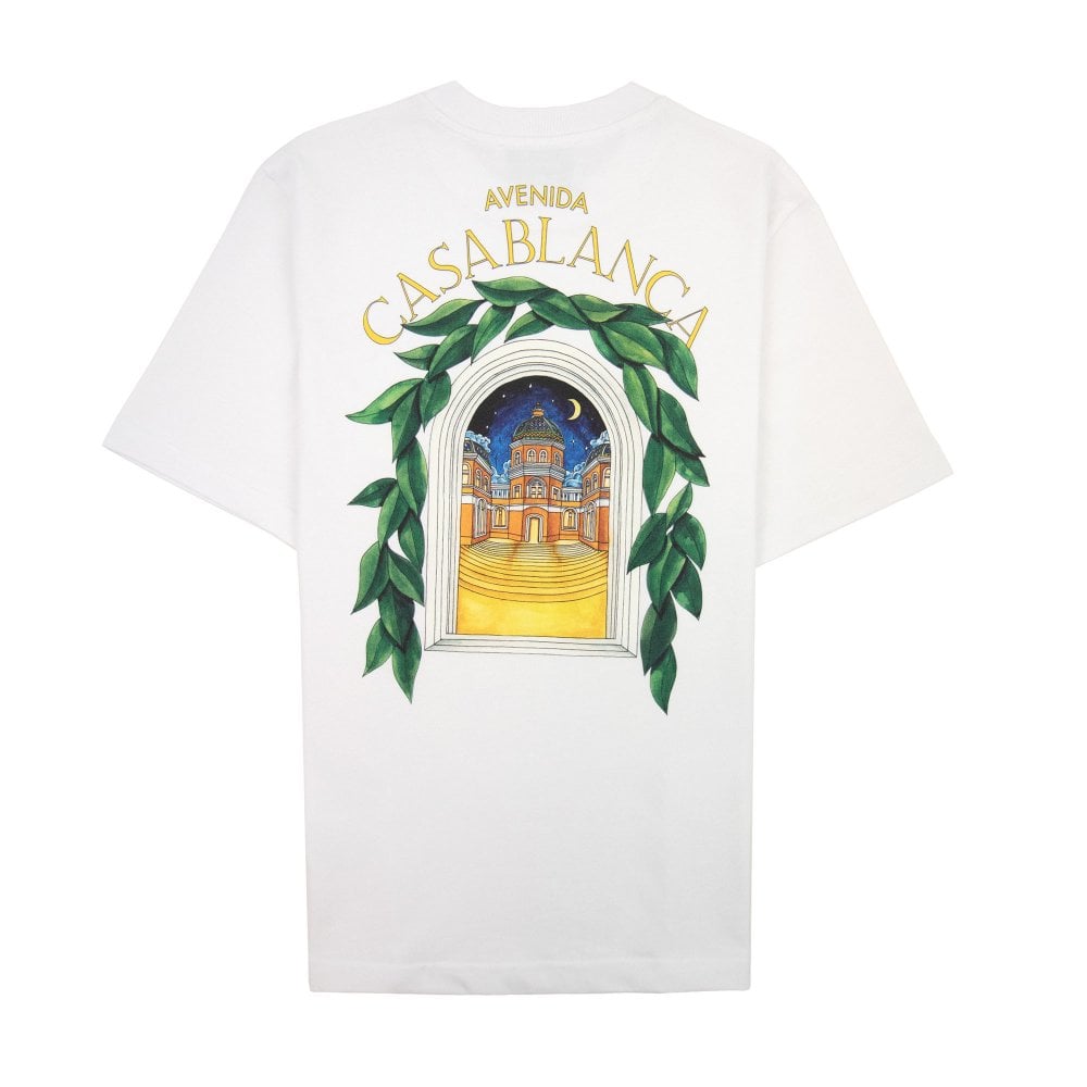 T-shirt Casablanca Avenida White