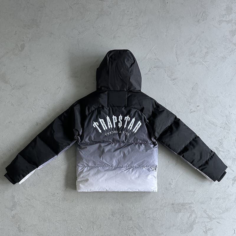 Jaqueta Trapstar Irongate Arch Puffer Black Gradient
