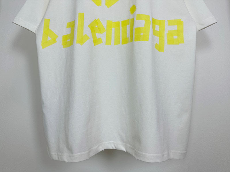 Balenciaga Tape Type T-Shirt White