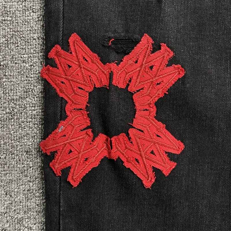 Amiri Jeans Black/Red Logo