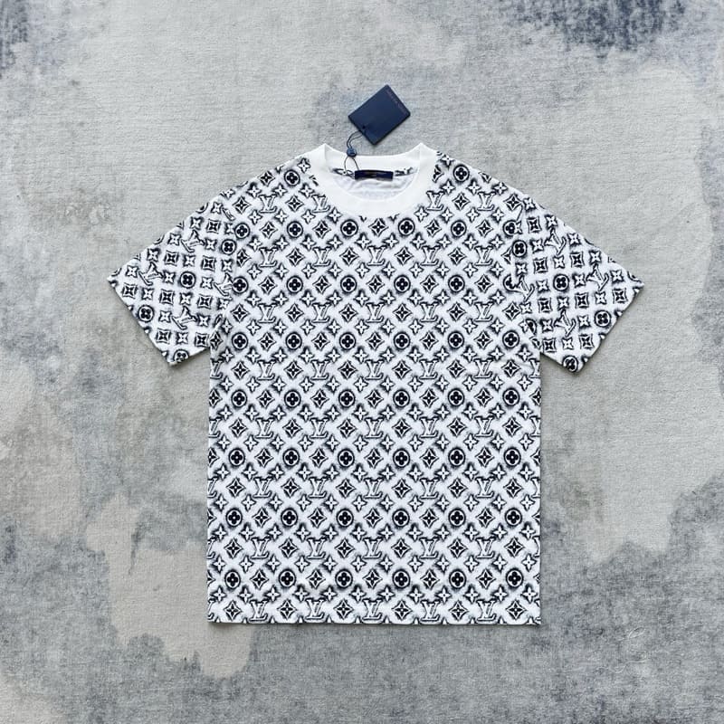 Louis Vuitton Monogram White Deep Black T-Shirt