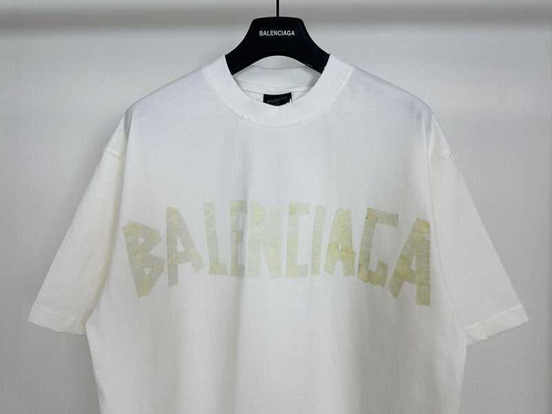 Balenciaga Tape Type T-Shirt White
