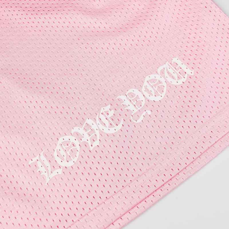 Chrome Hearts Varsity Mesh Love You Shorts